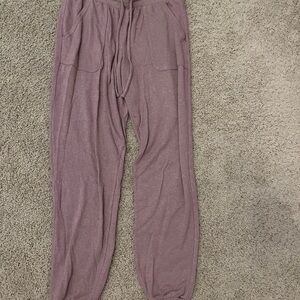 Purplish-Pink Jogger Pants